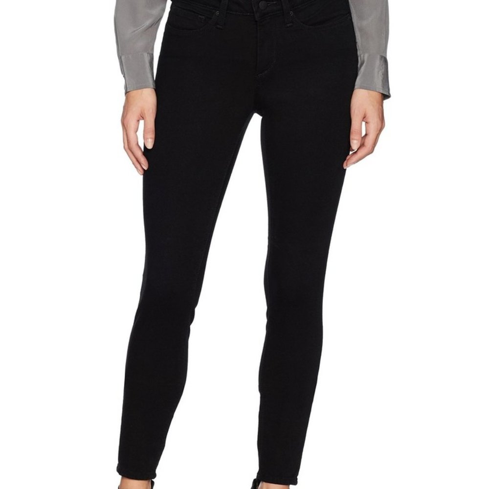 NYDJ black skinny ankle jeans size 4